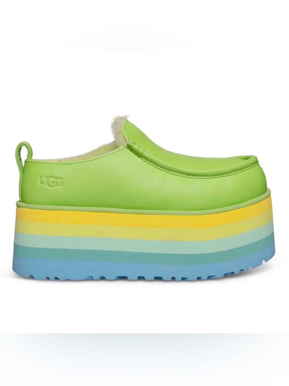 UGG URSEEN Platform Slip On Size 8/9 Shoes NWT - Picture 3 of 12